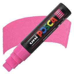 Marker UNI Posca PC-17K, varf tesit, 15.0mm, roz