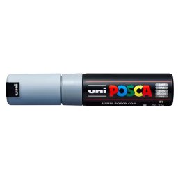 Marker UNI Posca PC-7M, varf rotund, 4.5-5.5mm, gri