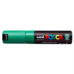 Marker UNI Posca PC-7M, varf rotund, 4.5-5.5mm, verde