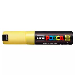 Marker UNI Posca PC-7M, varf rotund, 4.5-5.5mm, galben