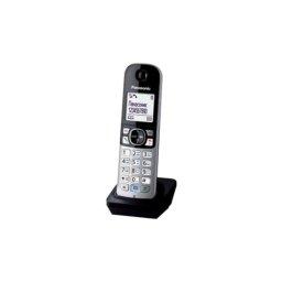 Receptor DECT suplimentar pentru telefon fara fir, Panasonic KX-TGA681FXB, compatibil cu seriile KX-TG6811, KX-TG6821