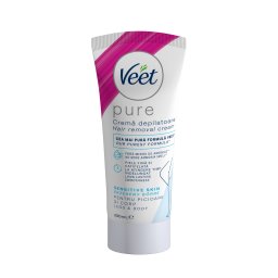 Crema depilatoare Veet Pure pentru Piele Sensibila, 200 ml