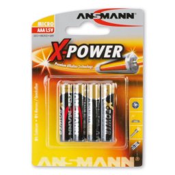 Ansmann Micro X-Power 4xAAA Blister