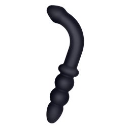 NMC Silicone Double Headed Plug 16.5cm Black