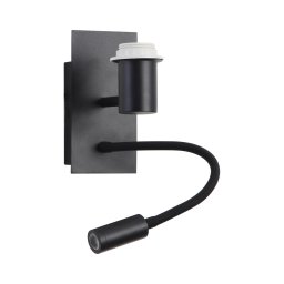 Veioză LED flexibilă Brilagi NUBILA 1xE27/25W/230V + LED/3W negru