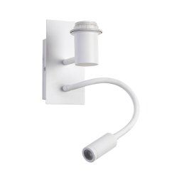 Veioză LED flexibilă Brilagi NUBILA 1xE27/25W/230V + LED/3W alb