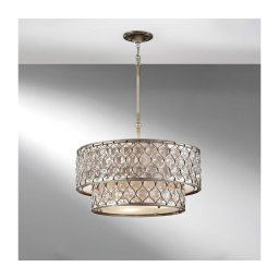 Lustră pe tijă Feiss FE-LUCIA-P-E-2TR LUCIA 6xE27/60W/230V