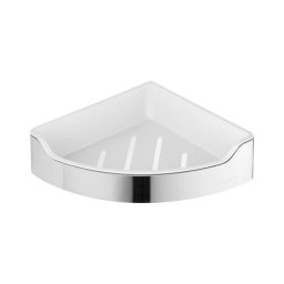 Raft de colț pentru duș Aqualine SAMBA 21,8x30 cm crom lucios