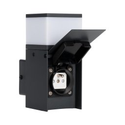 Aplică de exterior cu priză Kanlux 38761 DASTEN 1xG9/11W/230V IP44 negru