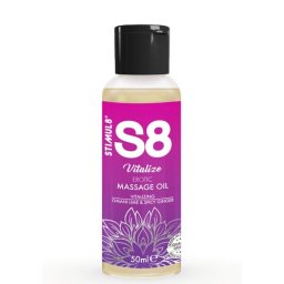 Stimul8 S8 Ulei de Masaj 50ml Lamaie Omana si Ghimbir Picant Amestec Unic de 3 Uleiuri Puternice