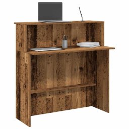 Birou de receptie Lemn vechi 100x50x103,5 cm Lemn prelucrat GartenMobel Dekor