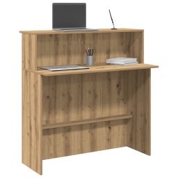 Birou de receptie Stejar Artisan 100x50x103,5 cm Lemn prelucrat GartenMobel Dekor