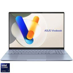 Notebook Vivobook S16 OLED S5606CA-RI146X 16" 3K OLED Intel Core Ultra 7 255H 16GB 1TB SSD Intel Arc 140T Windows 11 Pro Mist Blue (Tastatura internationala)