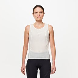 Maiou Mesh Ciclism șosea EDR Alb Damă