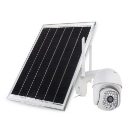 BAZAR - Cameră IP PTZ 4G Secutek SBS-NC38G cu panou solar