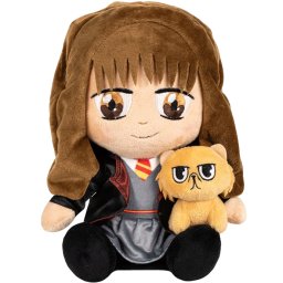 Jucarie din plus hermione cu crookshanks, 26 cm
