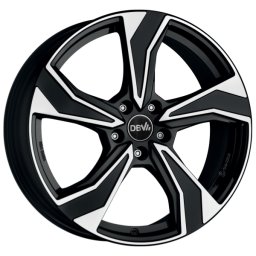 Janta Aliaj DBV Venezia Schwarz Front Poliert 7xR17 5x112 ET40