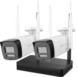 Kit 2 camere Wifi cu NVS HiLook IKS-2044BH-PH/W