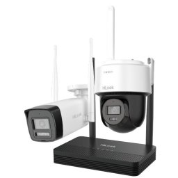 Kit 2 camere Wifi bullet + turret cu NVS HiLook IKS-2042BPH-PH/W