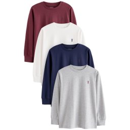 Next Tricou bleumarin / gri / roșu / alb murdar