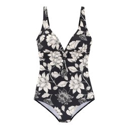 s.Oliver Costum de baie întreg negru / alb