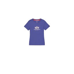 ALPHA INDUSTRIES Tricou mov închis / alb