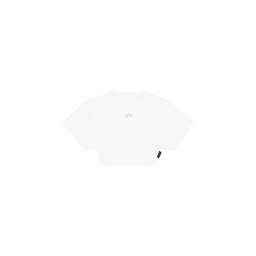ALPHA INDUSTRIES Tricou gri / alb