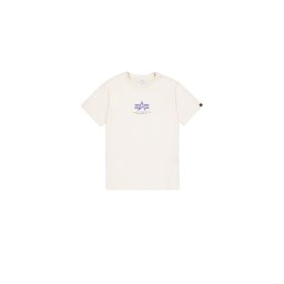 ALPHA INDUSTRIES Tricou albastru violet / alb