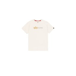 ALPHA INDUSTRIES Tricou galben miere / gri / alb