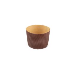 Forma Coacere Panettone O 7 x H 6 cm - 100 gr, Carton Termorezistent, Set 12 Buc