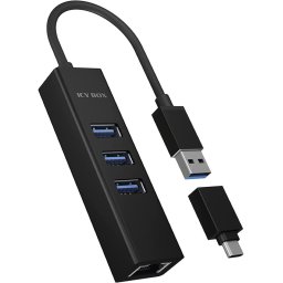 ICY BOX IB-HUB1419-LAN - 60844