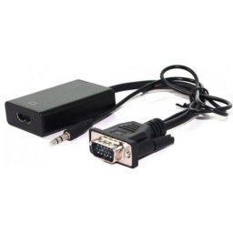 VALUELINE VGA/D-Sub + Jack HDMI Convertor Negru 15cm 12.99.3117-10