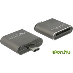 DELOCK USB Type-C cu conexiune cu SDHC / SDXC UHS-II / MMC egy deschidere cititor card