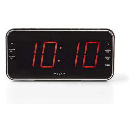NEDIS CLAR004BK Digital cu radio ceas cu alarmă 1.8" LED FM 20 Presetare ațipi