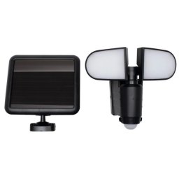 SOMOGYI ELECTRONIC FLP 5 SOLAR solar de grădină lampă cu sensor de mişcare negru