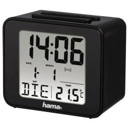 HAMA 176910 CUBE digital ceas cu alarmă negru