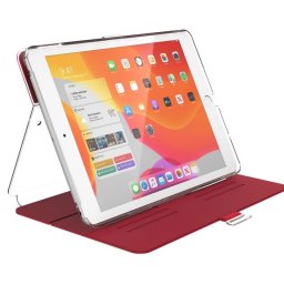 SPECK Balance Folio iPad (2021/2020/2019) 10.2" roșu-transparent