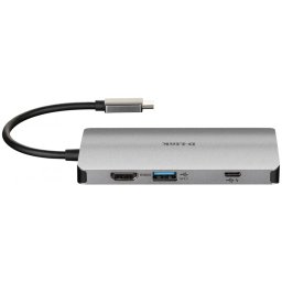 D-LINK 8-in-1 USB-C Hub with HDMI/Ethernet/Card Reader/Power Delivery