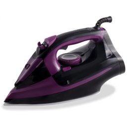 TOO IR-104PB-2200W cu abur fier de călcat negru / lila