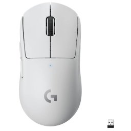 LOGITECH Pro X Superlight Cablu fără gaming mouse - Alb