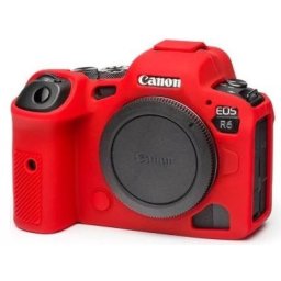 EASYCOVER Husa din silicon Canon EOS R5/R6 roșu