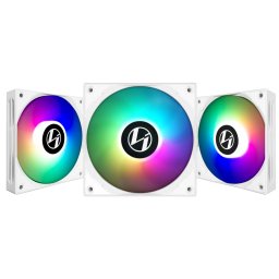 LIAN LI ST120-3W 3 bucăţi ventilator set control alb