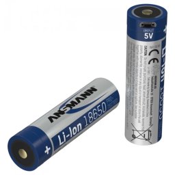 ANSMANN 18650 akku 2600 mAh 1buc USB încărcat