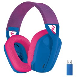 LOGITECH G435 LIGHTSPEED wireless gaming cască Albastru