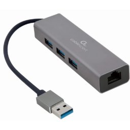 GEMBIRD USB AM Gigabit network adapter with 3-port USB 3.0 hub