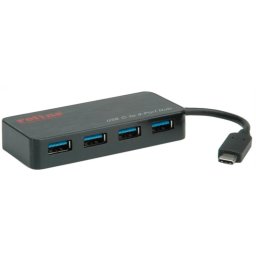 ROLINE USB 3.2 Gen 1 Hub 4 Ports Type C connection cable with Power Supply