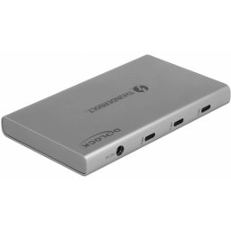 DELOCK Thunderbolt 4 Hub 3 porturi și egy mai departe SuperSpeed USB 10 Gbps de tip A porturi - 8K
