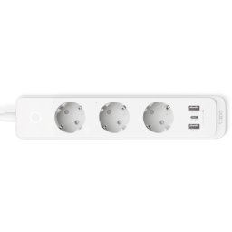 TP-LINK Tapo P300 Smart Splitter 3 priză 3x USB 1.5m alb cu comutator