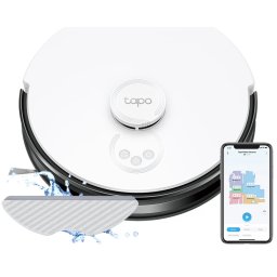 TP-LINK Tapo RV30 Robot Aspirator și Mop LiDAR Cu navigare alb / negru