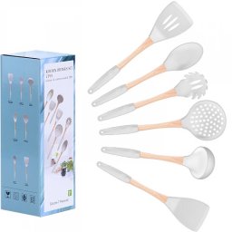 IRIS KT-006-W De bucătărie dispozitiv set 8db-os alb